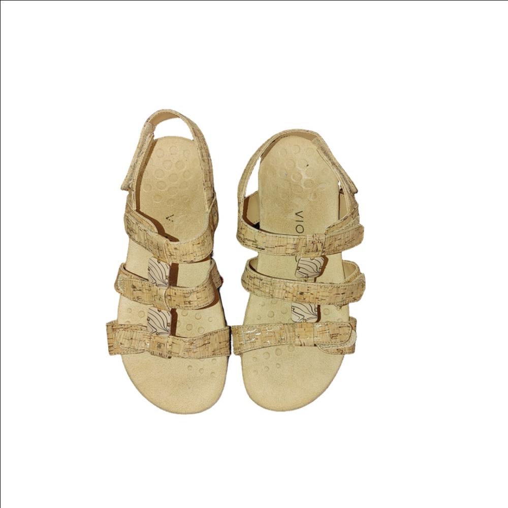 Vionic Amber Leather Sandals Size 6